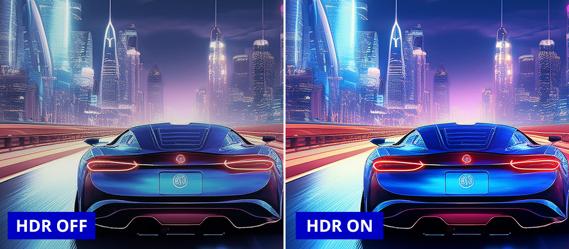 HDR off vs HDR on