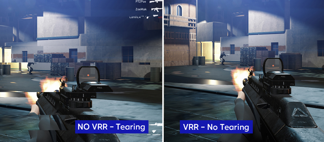 No VRR tearing vs VRR no tearing