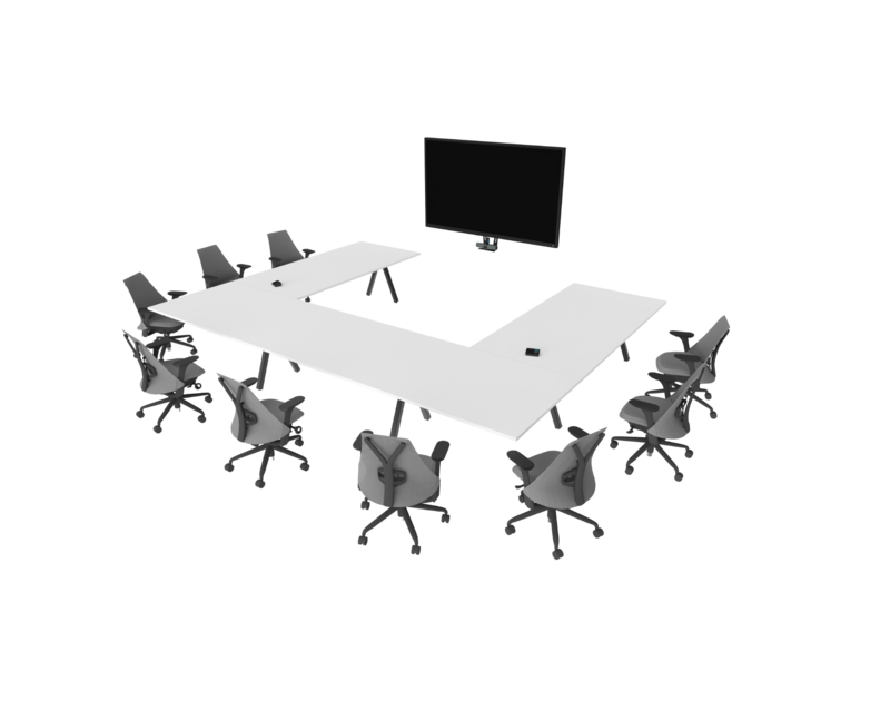 Being wireless, AW111 can be strategically positioned anywhere in a meeting room.