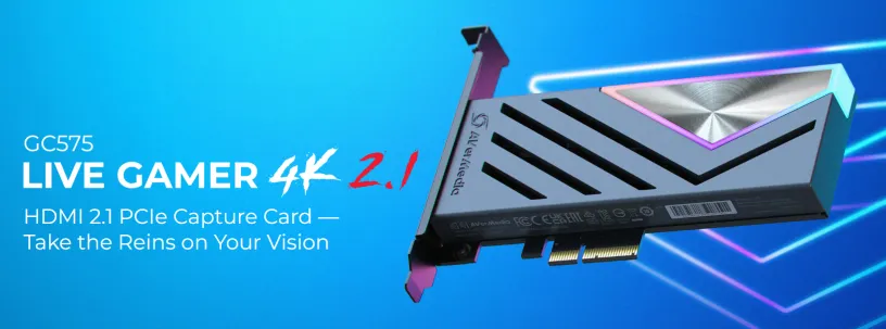 AVerMedia | Premier HDMI 2.1 PCIe Capture Card | Live Gamer 4K 2.1