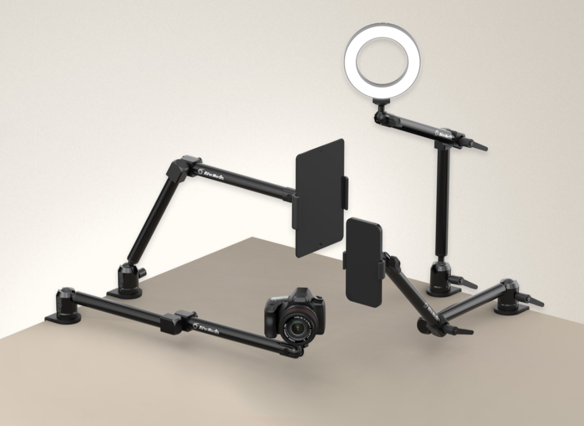 The FLEXI go (BA311L) is compatible with microphones, cameras, and even tablets, making it the ideal companion for creative setups.