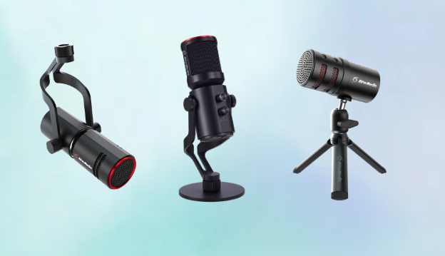 Cardioid to omnidirectional, condenser to dynamic, AVerMedia has the right type of microphones for you.