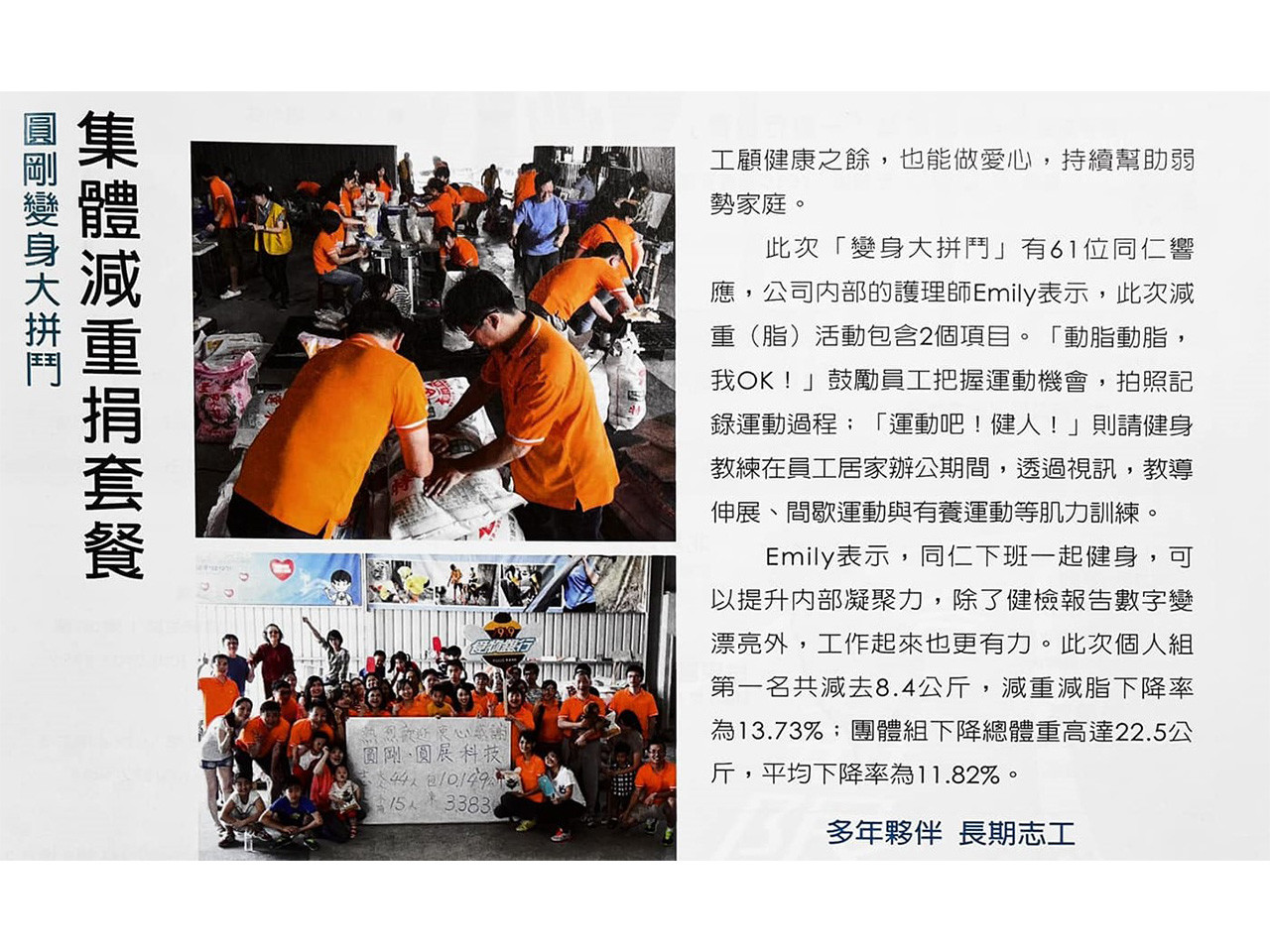 Group Weight Loss for Charity Packages