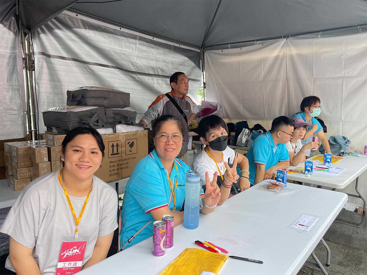 Running through rain or shine, for the children in need!